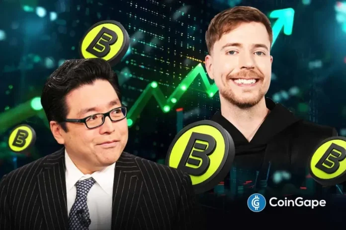 Tom Lee’s BitMine, which is the largest Ethereum treasury company, has announced a significant investment in MrBeast’s Beast Industries. This has sparked a surge in the BMNR stock, which is already up over 16% year-to-date (YTD). BMNR Stock Rises as BitMine Invests in Beast Industries The BMNR stock is up 2% in premarket trading, trading
The post <a href="https://coingape.com/news/stocks/why-is-bmnr-stock-rising-today/">BMNR Stock Rises as Tom Lee’s BitMine Invests $200M in MrBeast’s Beast Industries</a> appeared first on <a href="https://coingape.com/">CoinGape</a>.