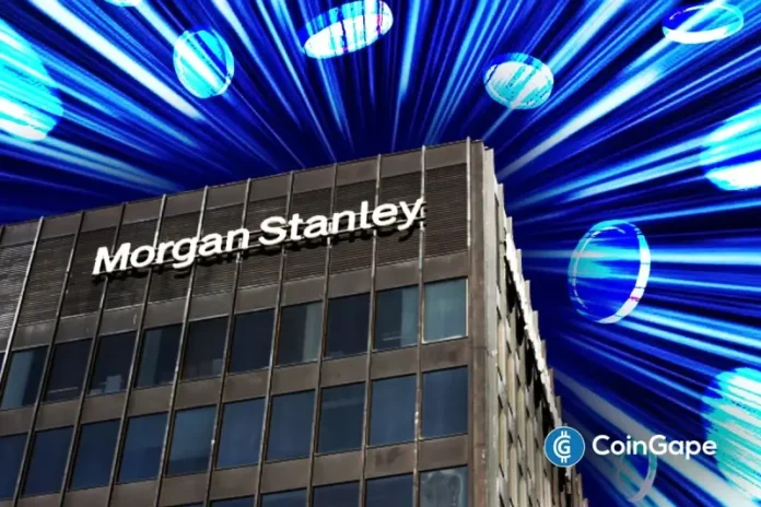 Morgan Stanley, which manages $8 trillion in assets under management (AuM), plans to allow all its wealth management clients to access Bitcoin and crypto investments. This comes as the banking giant moves to lift earlier restrictions that limited crypto funds to specific clients based on risk exposure and assets. Morgan Stanley To Let All Wealth
The post <a href="https://coingape.com/morgan-stanley-opens-crypto-investments-to-all-wealth-clients/">Breaking: $8 Trillion Morgan Stanley Opens Bitcoin Investments to All Wealth Clients</a> appeared first on <a href="https://coingape.com/">CoinGape</a>.
