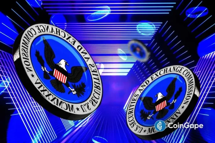 The U.S. Securities and Exchange Commission (SEC) is reportedly moving to approve proposals that will enable stocks to trade on-chain just like crypto. This comes as more companies look to tokenize their stocks for easier access. SEC Weighing Proposals For On-Chain Stock Trading According to The Information report, the commission is moving to allow stocks
The post <a href="https://coingape.com/sec-moves-to-allow-on-chain-stock-trading-alongside-crypto-amid-tokenization-push/">Breaking: SEC Moves To Allow On-Chain Stock Trading Alongside Crypto Amid Tokenization Push</a> appeared first on <a href="https://coingape.com/">CoinGape</a>.